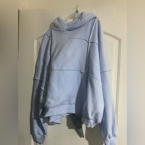 Brand new blue crop jacket